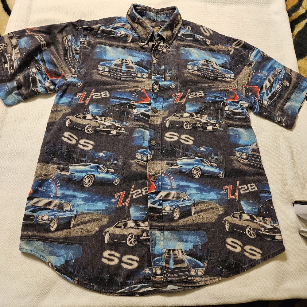 Chevrolet button shirt